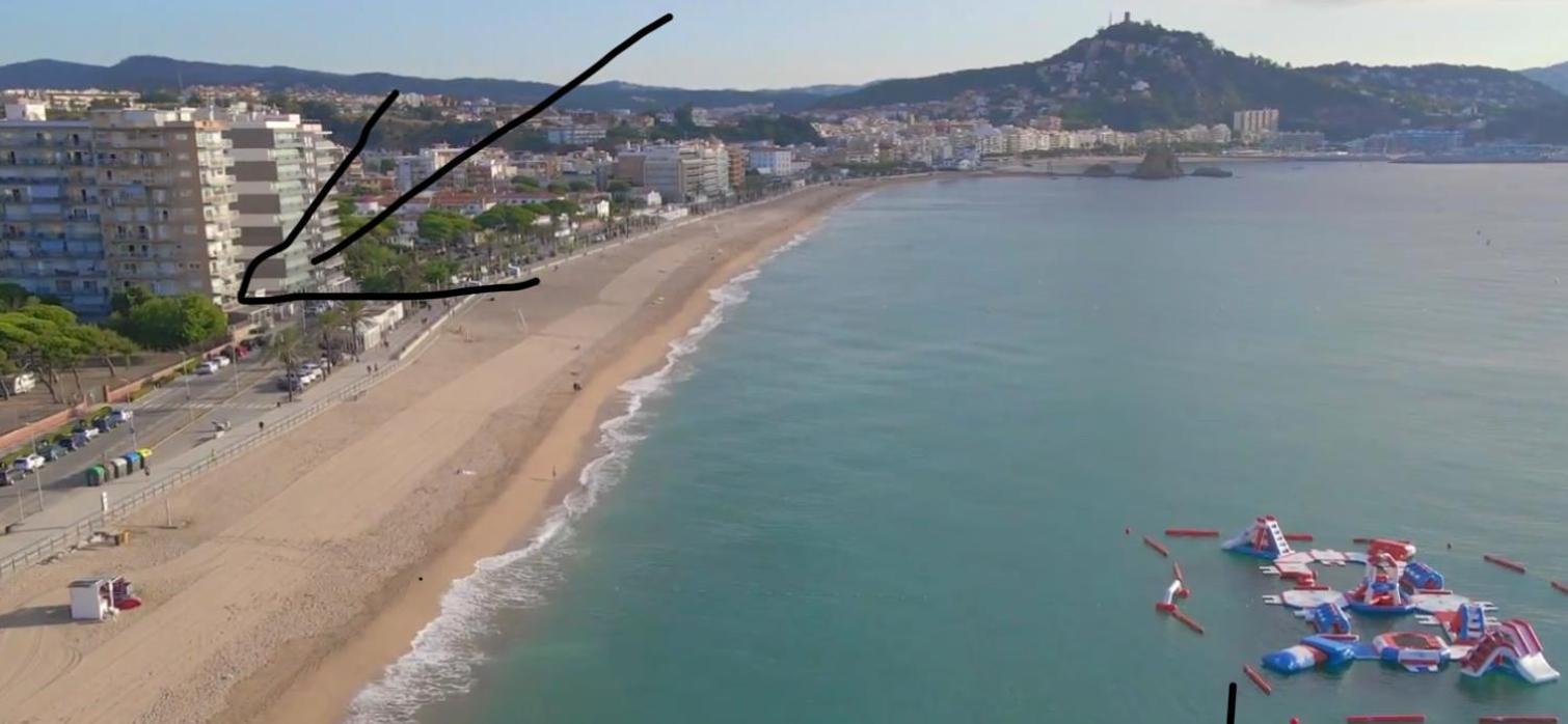 Estudio Con Impresionantes Vistas Al Mar Blanes Exterior foto